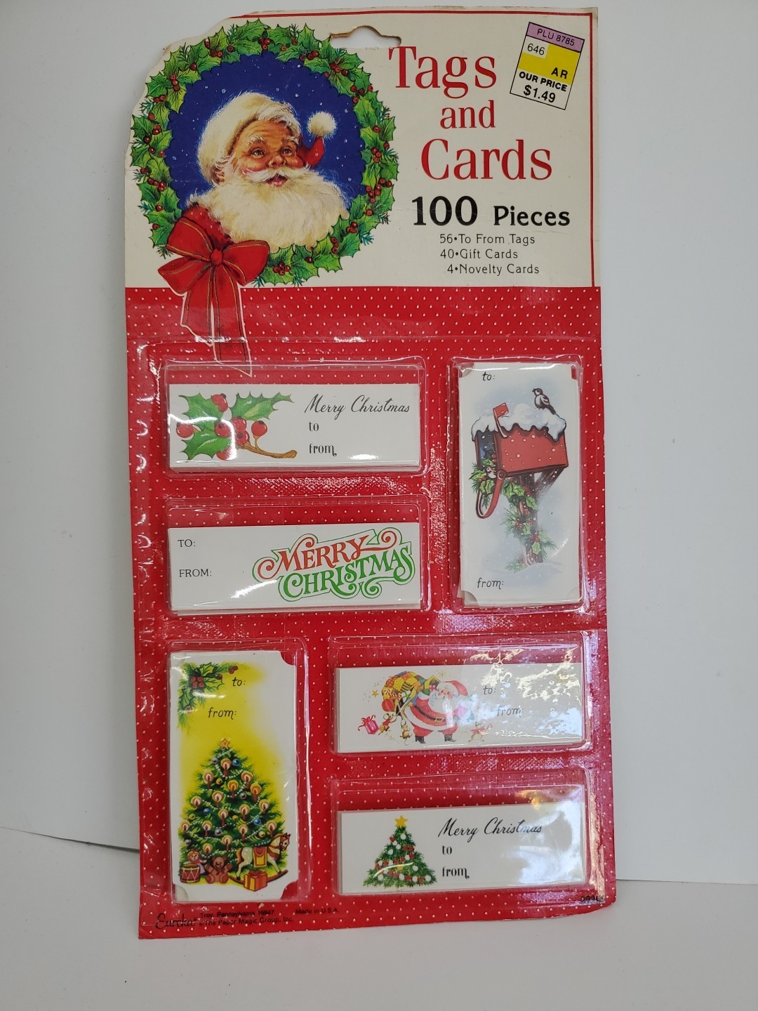 Vintage 1987 Paper Magic Group Christmas Tags & Cards (NOS) Vintage 1987 Paper Magic Group Christmas Tags & Cards (NOS)