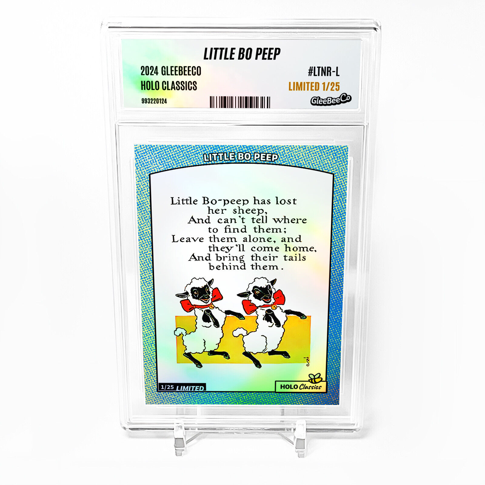 LITTLE BO PEEP Card 2024 GleeBeeCo Holo Classics Nursery Rhyme #LTNR-L /25