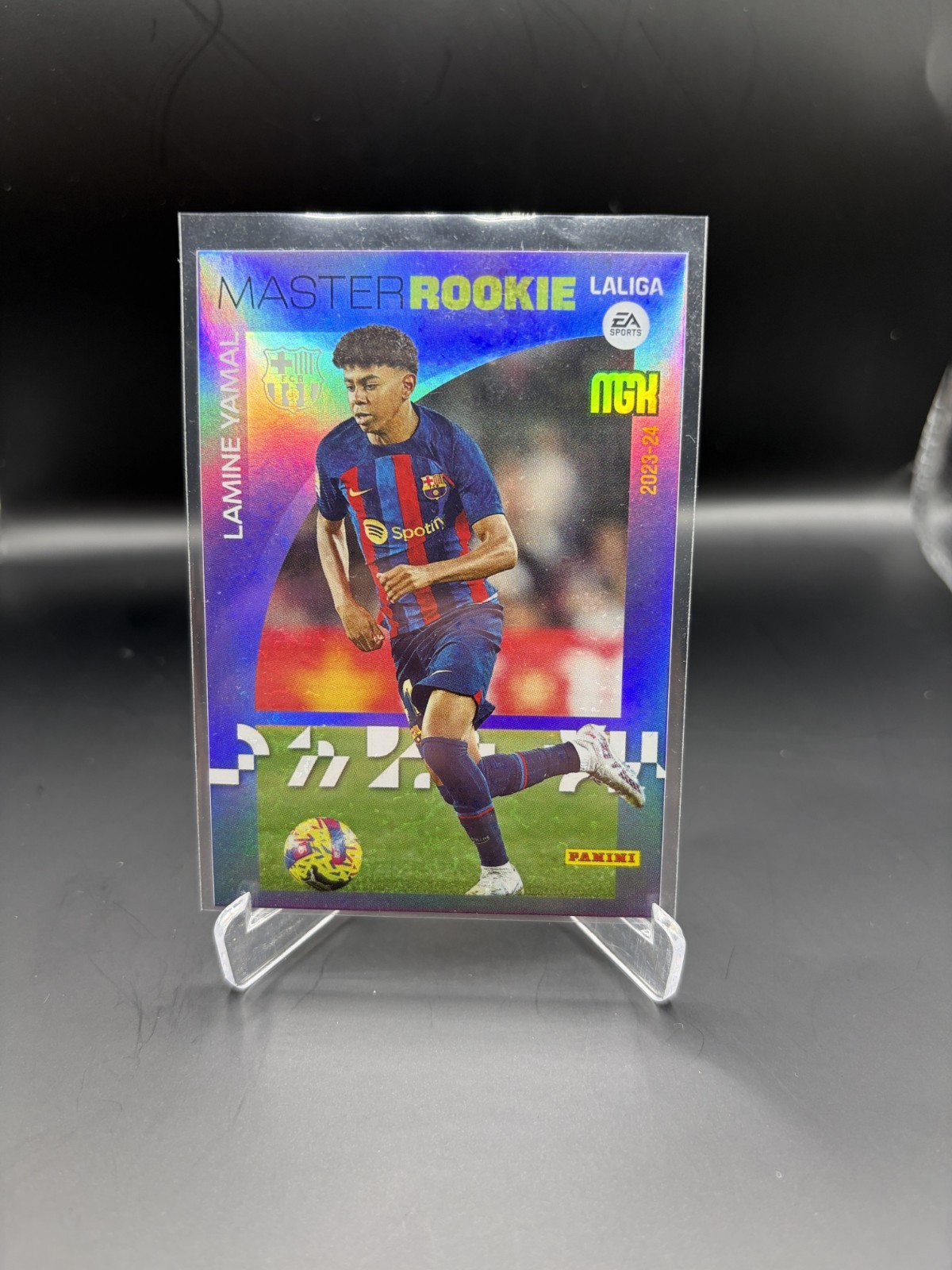 2023-24 Panini Megacracks Lamine Yamal Master Rookie RC #423 Barcelona