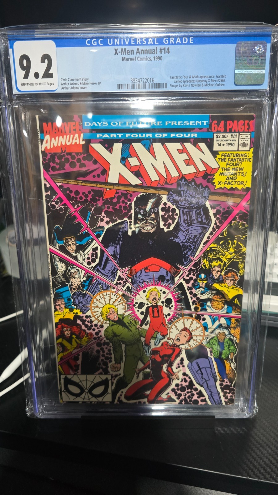 X-Men Annual #14 (1990) CGC 9.2  Claremont - Adams  