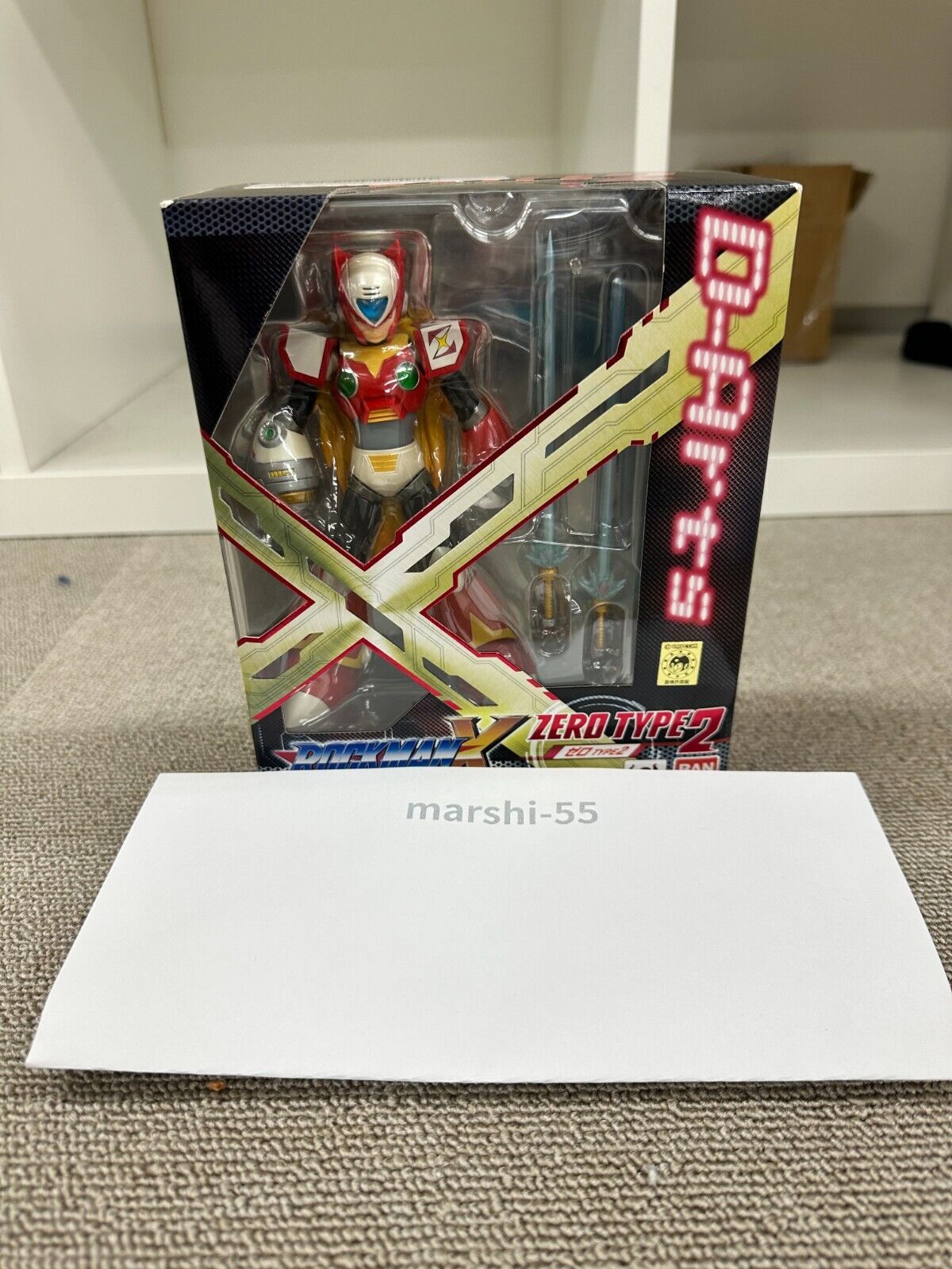 D-arts RockMan X Action Figure Zero Type 2 Bandai Japan Mega Man Japan NEW