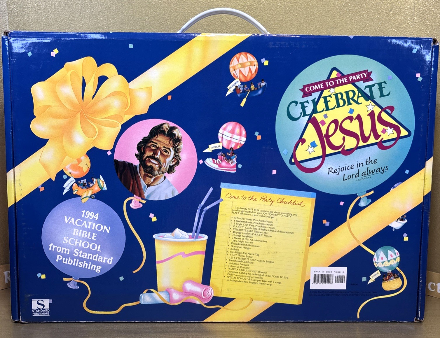 Celebrate Jesus Kit 1994 Vacation Bible Home School Party Church Vintage Rare ✝️