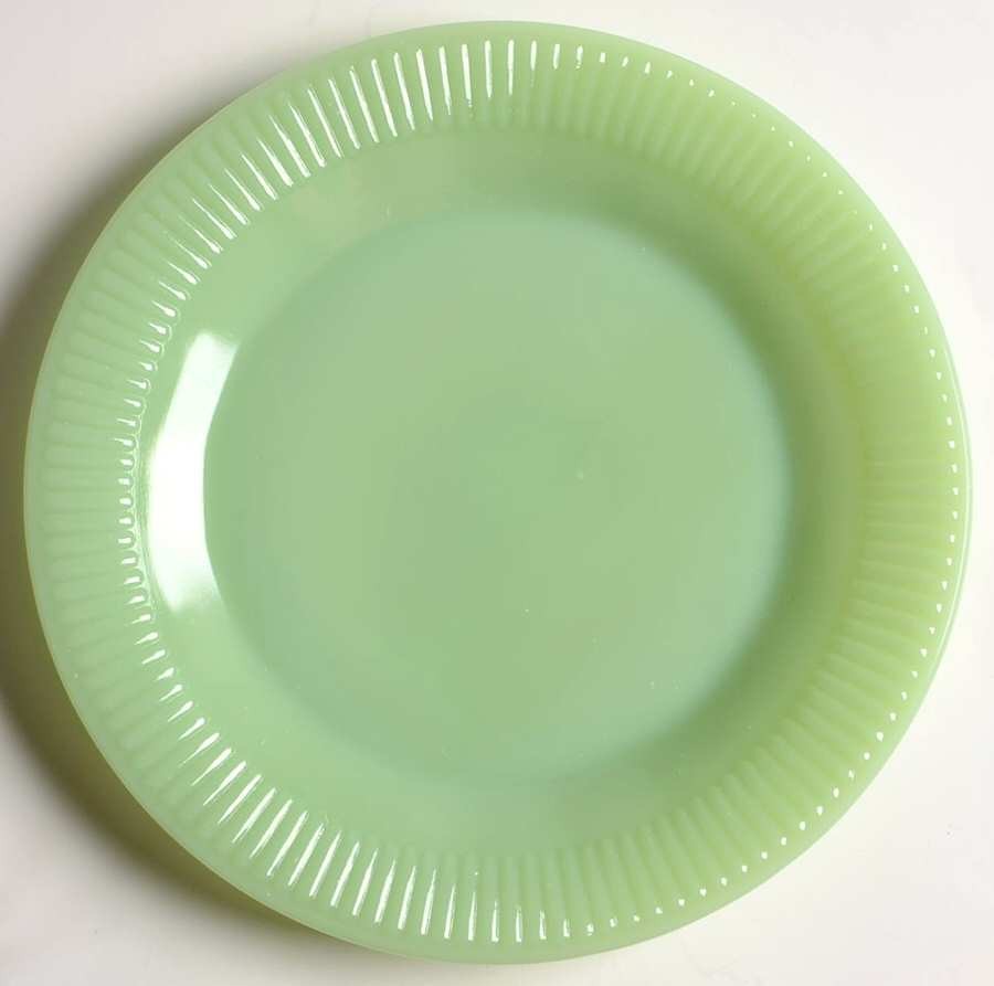 Anchor Hocking Jane Ray Jade Ite Salad Plate 1374969