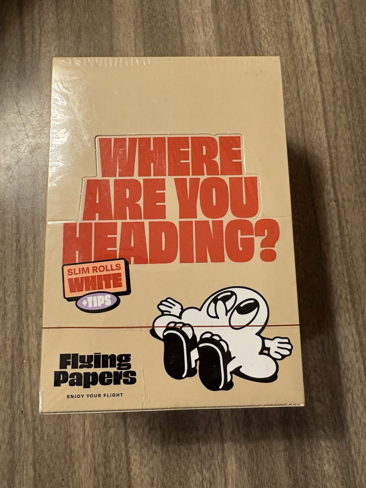 Flying Papers Rolling Papers White Slim Rolls + Tips Full Box Of 24 Packs Sealed Flying Papers Rolling Papers White Slim Rolls + Tips Full Box Of 24 Packs Sealed