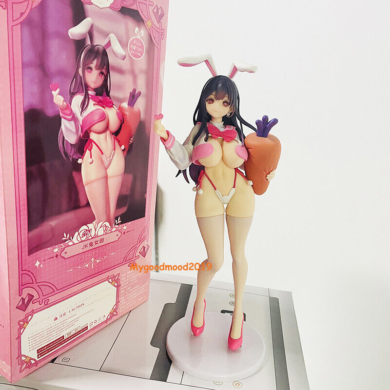 12in Anime Bunny Girl PVC Figure Model Statue Toy  NO BOX Sexy Soft BrXXst