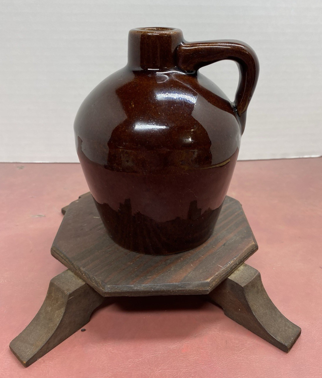 The Roycroft Shops Arts & Crafts Pottery Jug East Aurora NY Brown Glaze Antique The Roycroft Shops Arts & Crafts Pottery Jug East Aurora NY Brown Glaze Antique