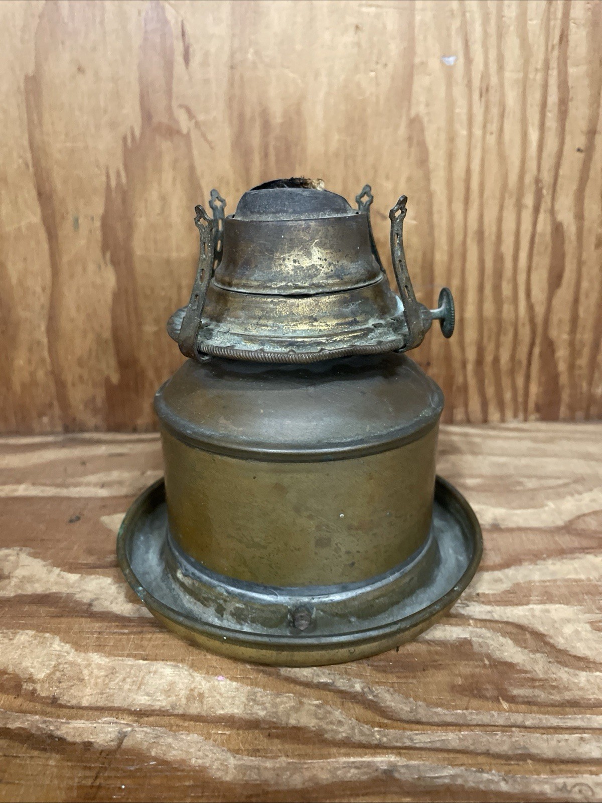 Antique Brass Perko Nautical Ships Lantern Font & Burner