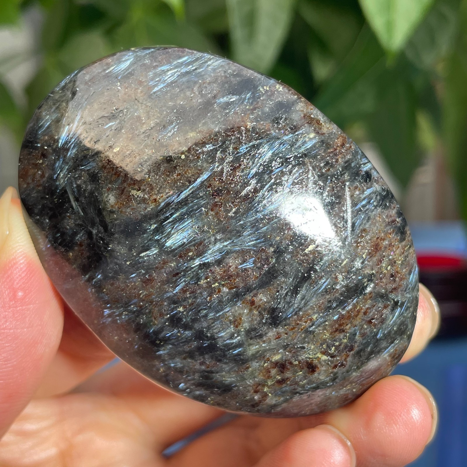 136g Natural Astrophyllite Fireworks Stone Specimen