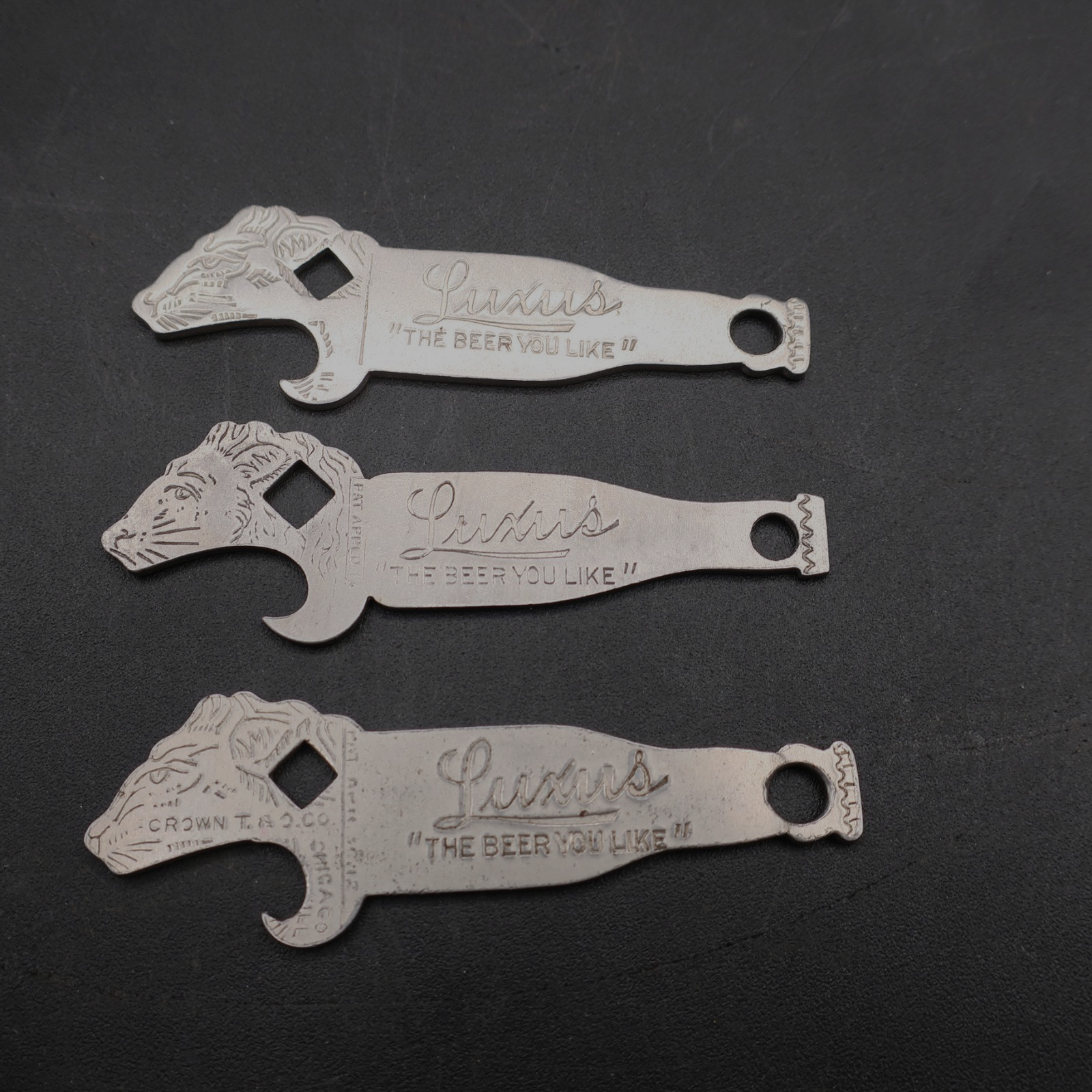 Rare Fred Krug Brewery Omaha NE Advertising Luxus Beer Bottle Opener COLLECTION