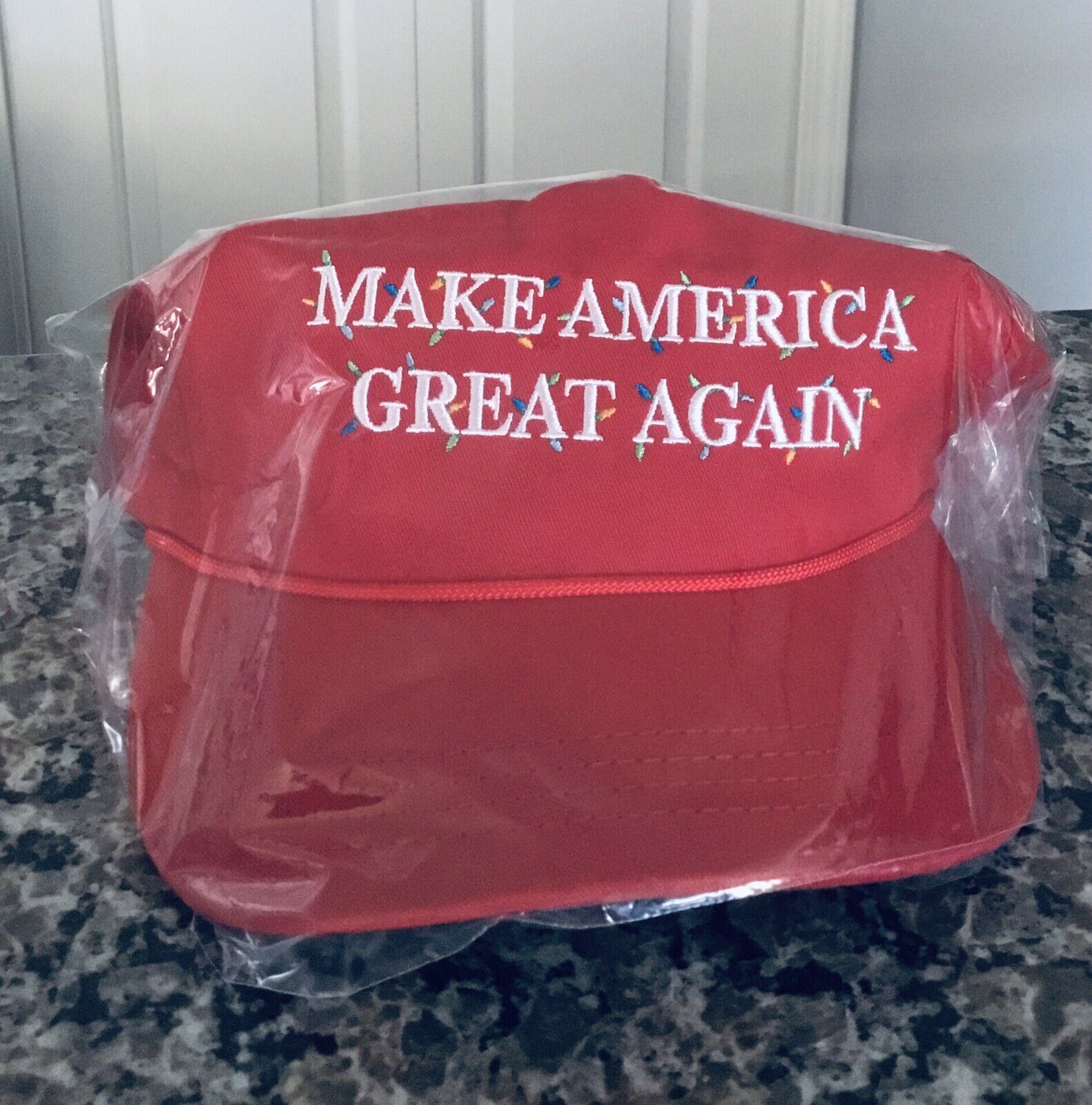 Official Donald Trump MERRY CHRISTMAS Red MAGA Make America Great Again Hat NEW