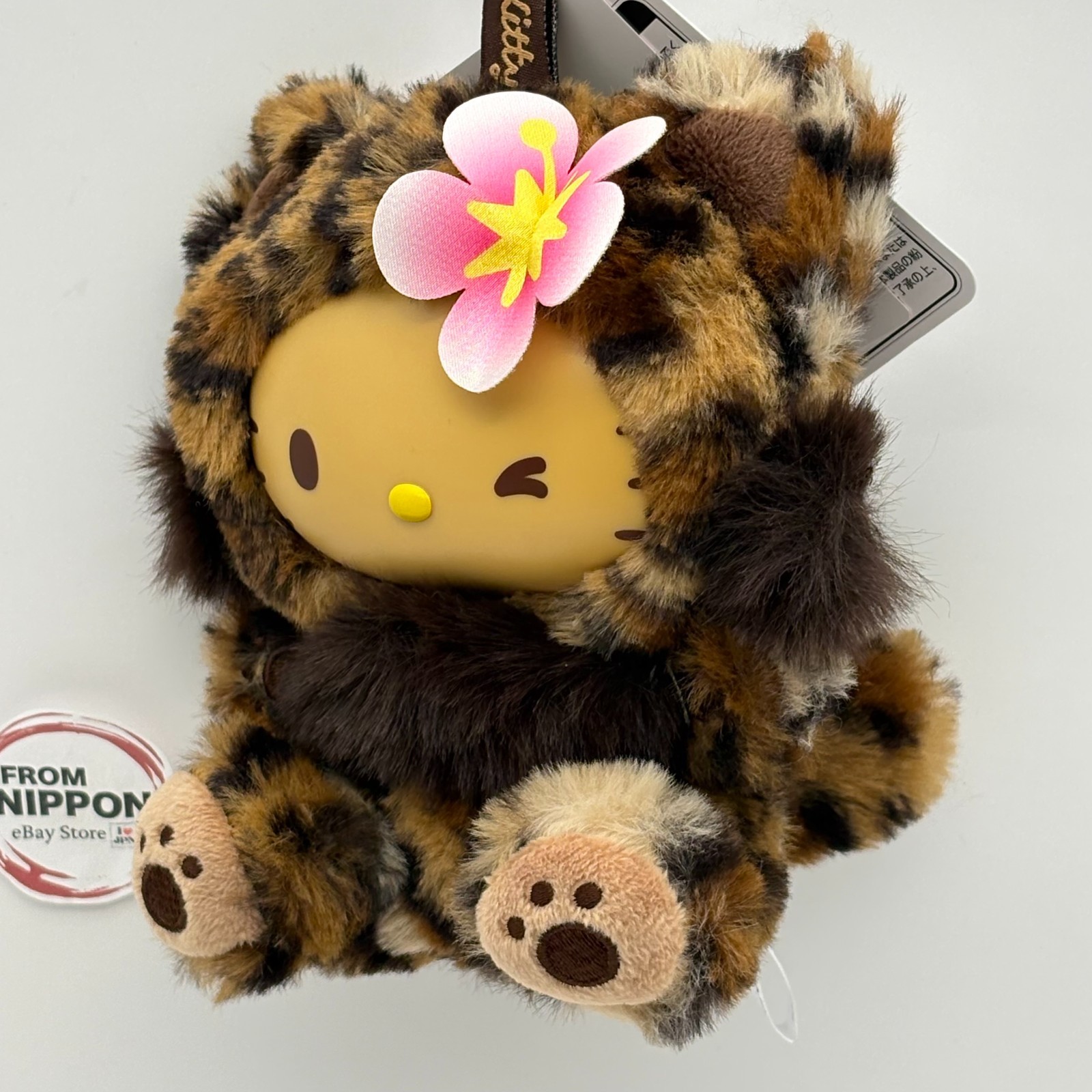 Nakajima Sanrio Hello Kitty Fine Face Cat Plush Mascot 217417-25 New