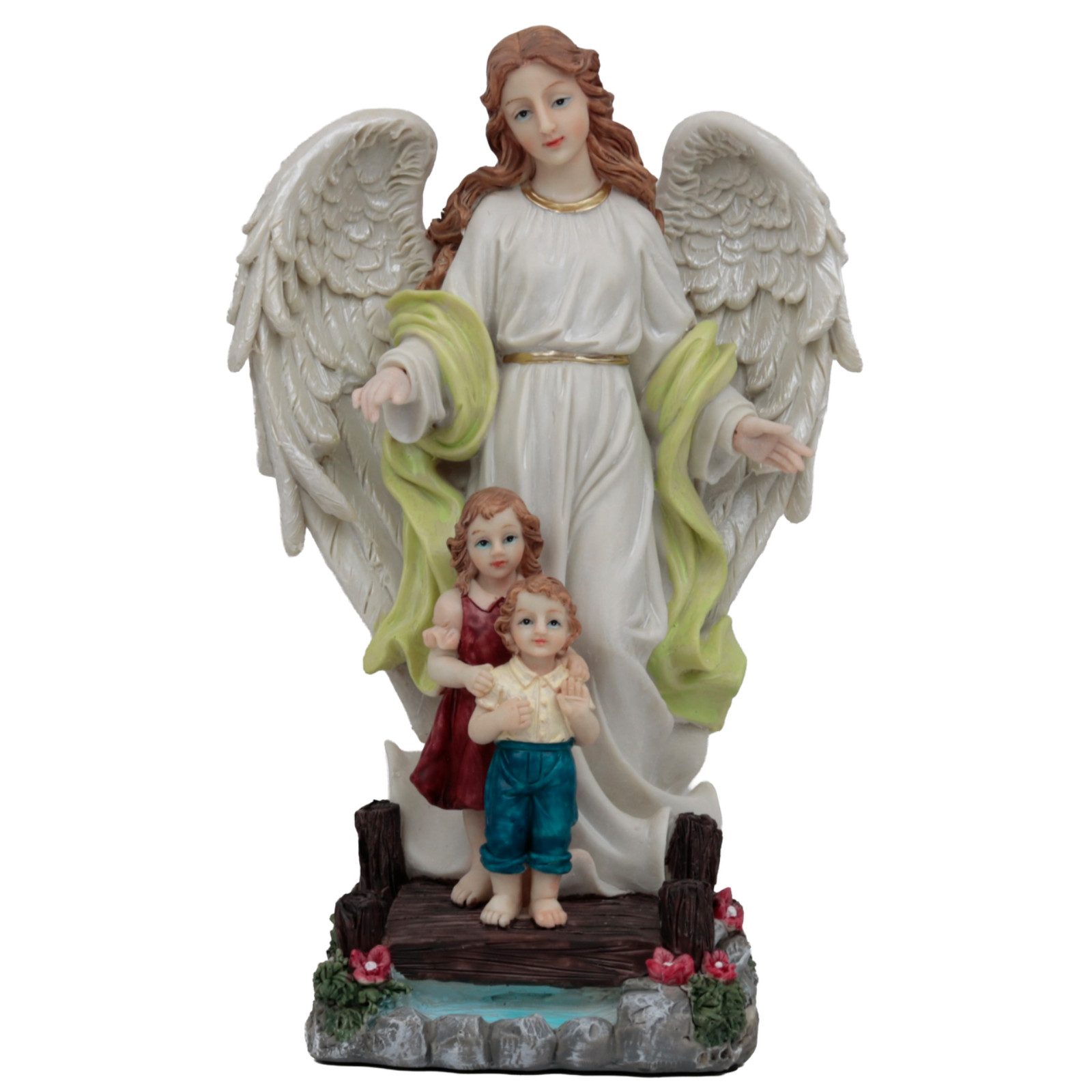Guardian Angel Watching Over the Children Crossing the Bridge 10