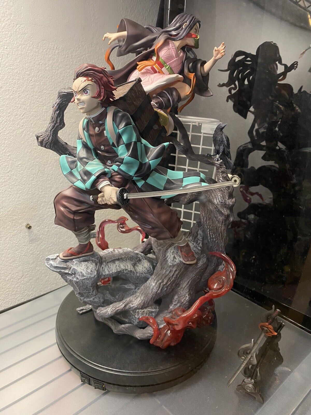 Zuoban Studio Demon Slayer Nezuko & Tanjirou Kamado 1/6 Statue Figure & Art Box