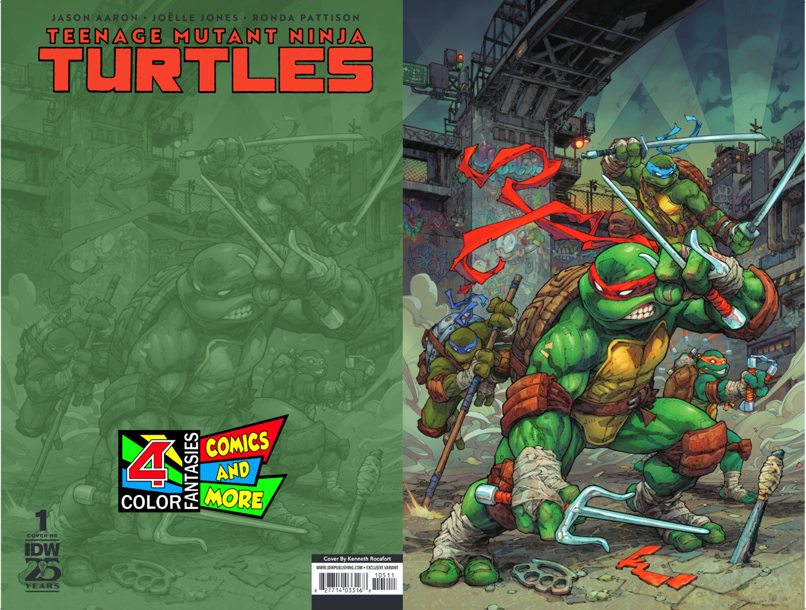 (TMNT) Teenage Mutant Ninja Turtles (2024) #1 4 Color Fantasies- PRESALE 7/24/24