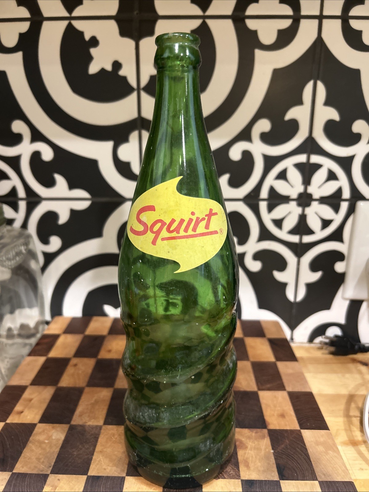 Vintage 28 oz Squirt Bottle 1958 Little Boy Mascot