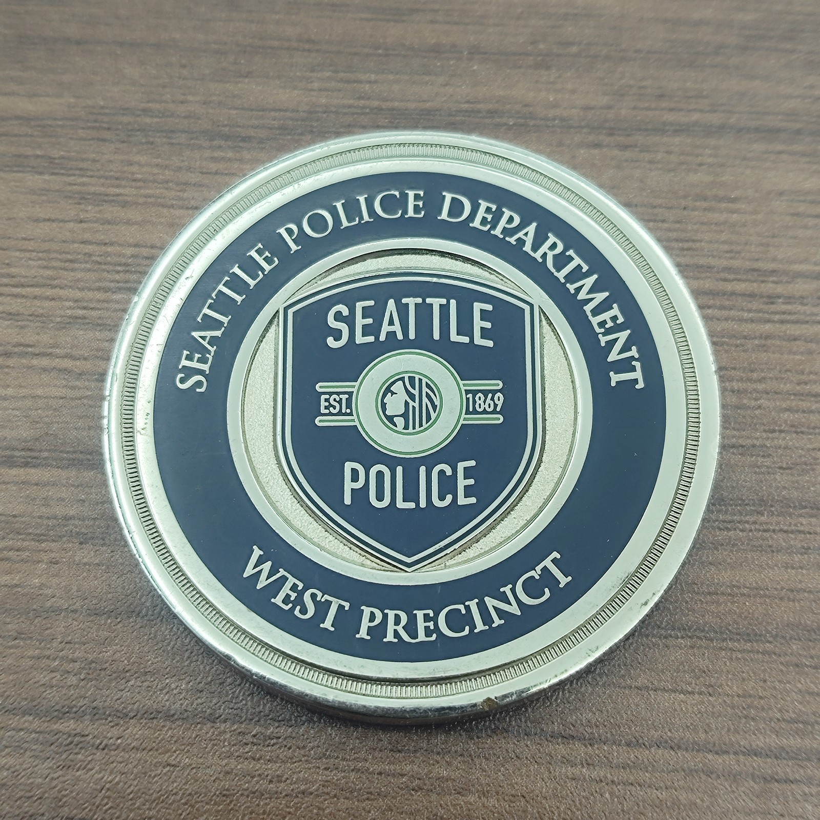 Seattle Police Precinct Commander Challenge Coin