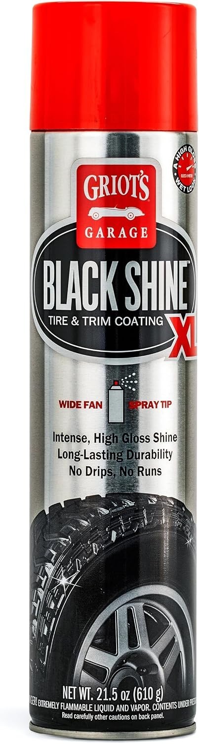 Griot's Garage Black Shine Tire and Trim Coating, Water-Resistant Dressing, Prov Griot's Garage Black Shine Tire and Trim Coating, Water-Resistant Dressing, Prov