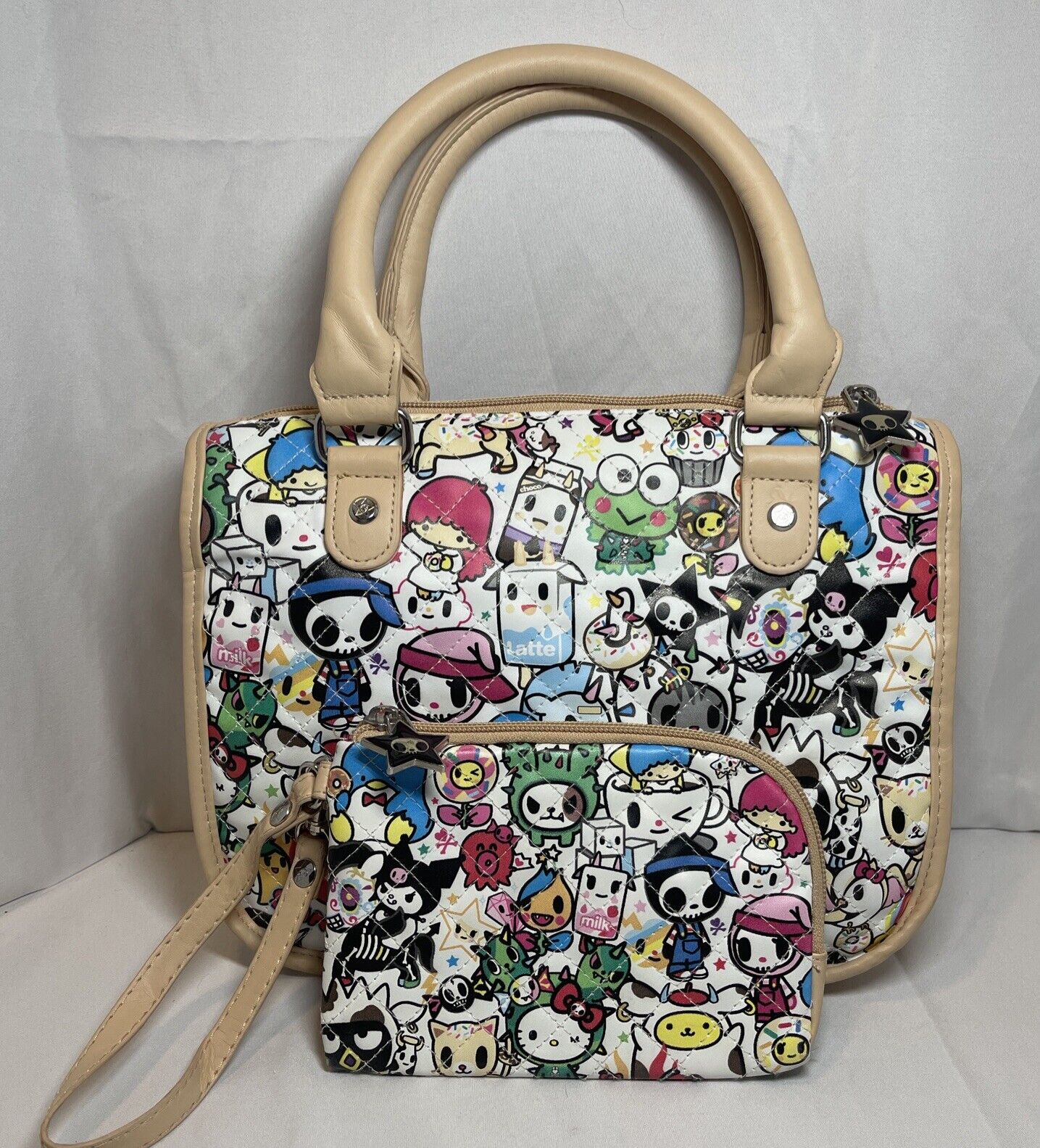 Tokidoki X Sanrio Characters Bag With Matching Wristlet Pre-owned