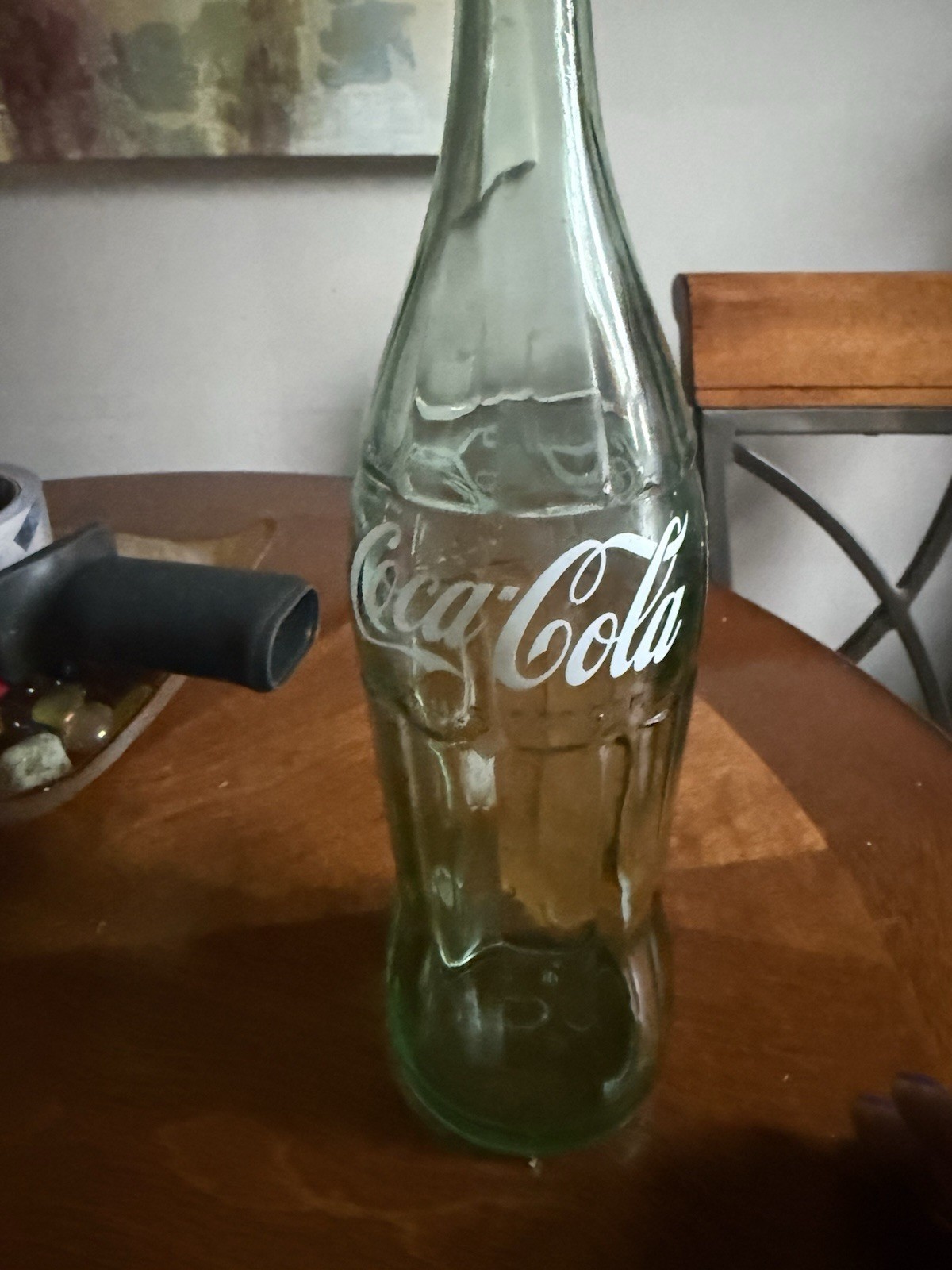 Empty 1956 Vintage Coke-cola Bottle 1 Pint 10 Oz
