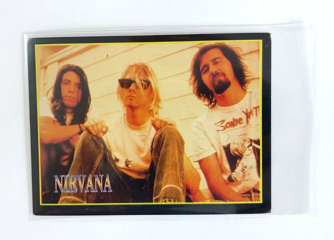 1994 Nirvana Rock Card Ultra Figus Argentina Kurt Cobain Grohl Novoselic #101