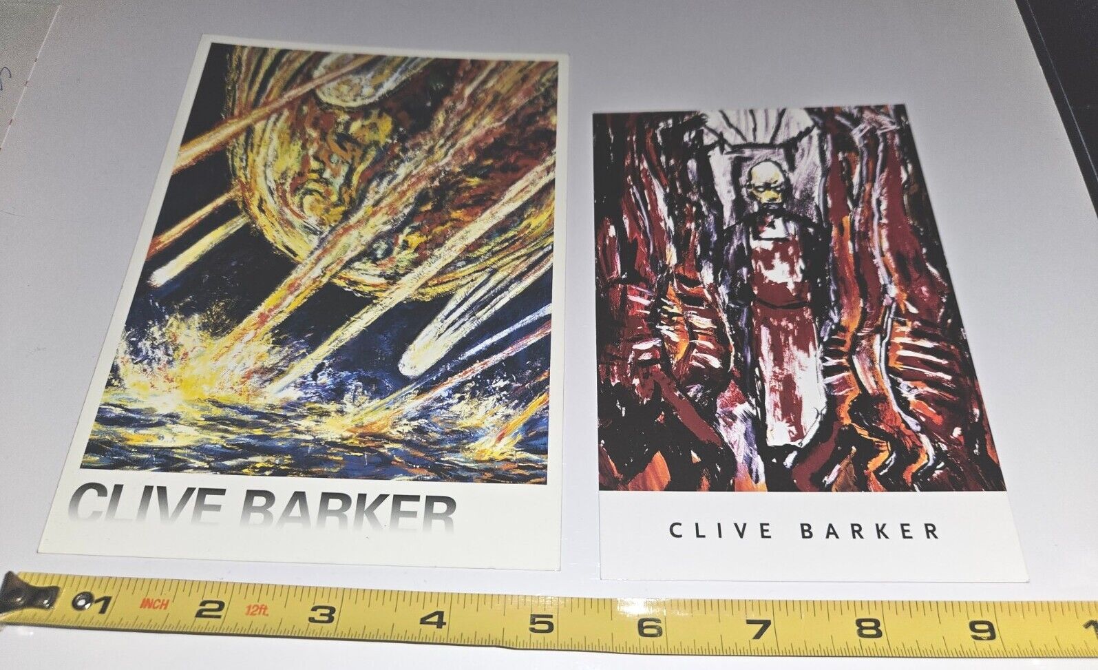 Clive Barker 2 Different Art GALLERY Promo CARDS RARE