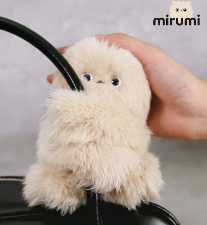 Mirumi Robot Plush Charm 2026 Ivory YE-MM001I Fluffy Cute Yukai