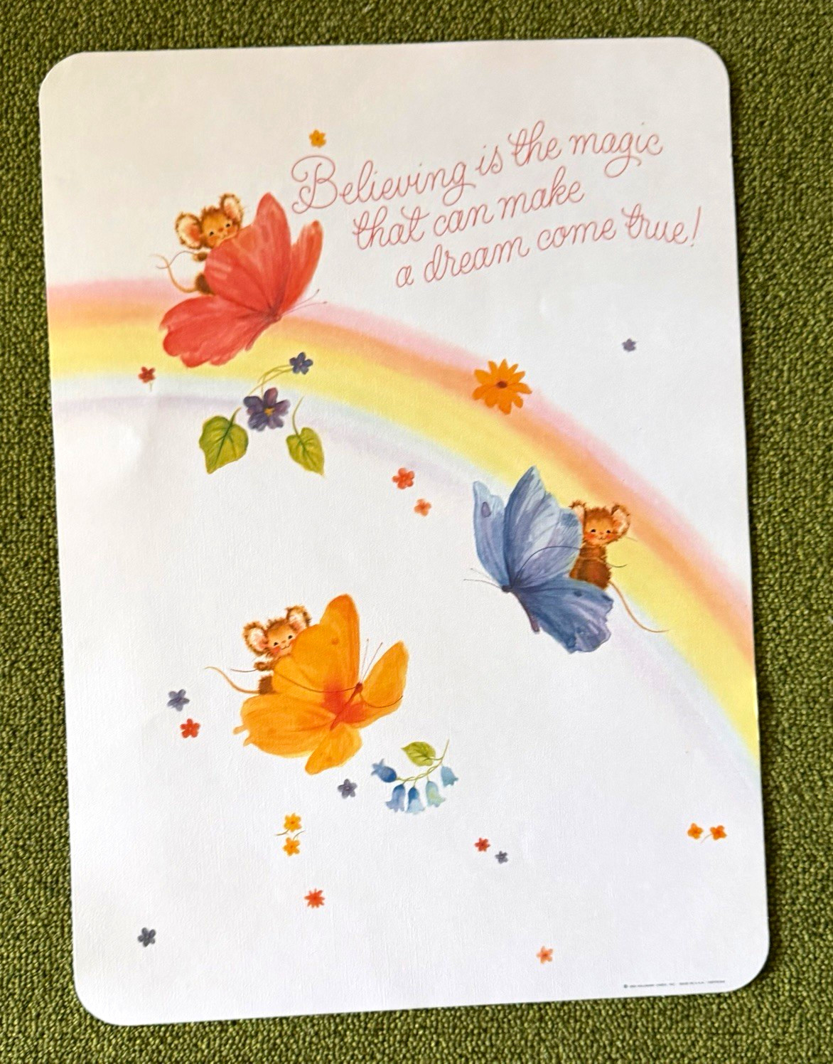 Hallmark Vintage 1983 Poster \