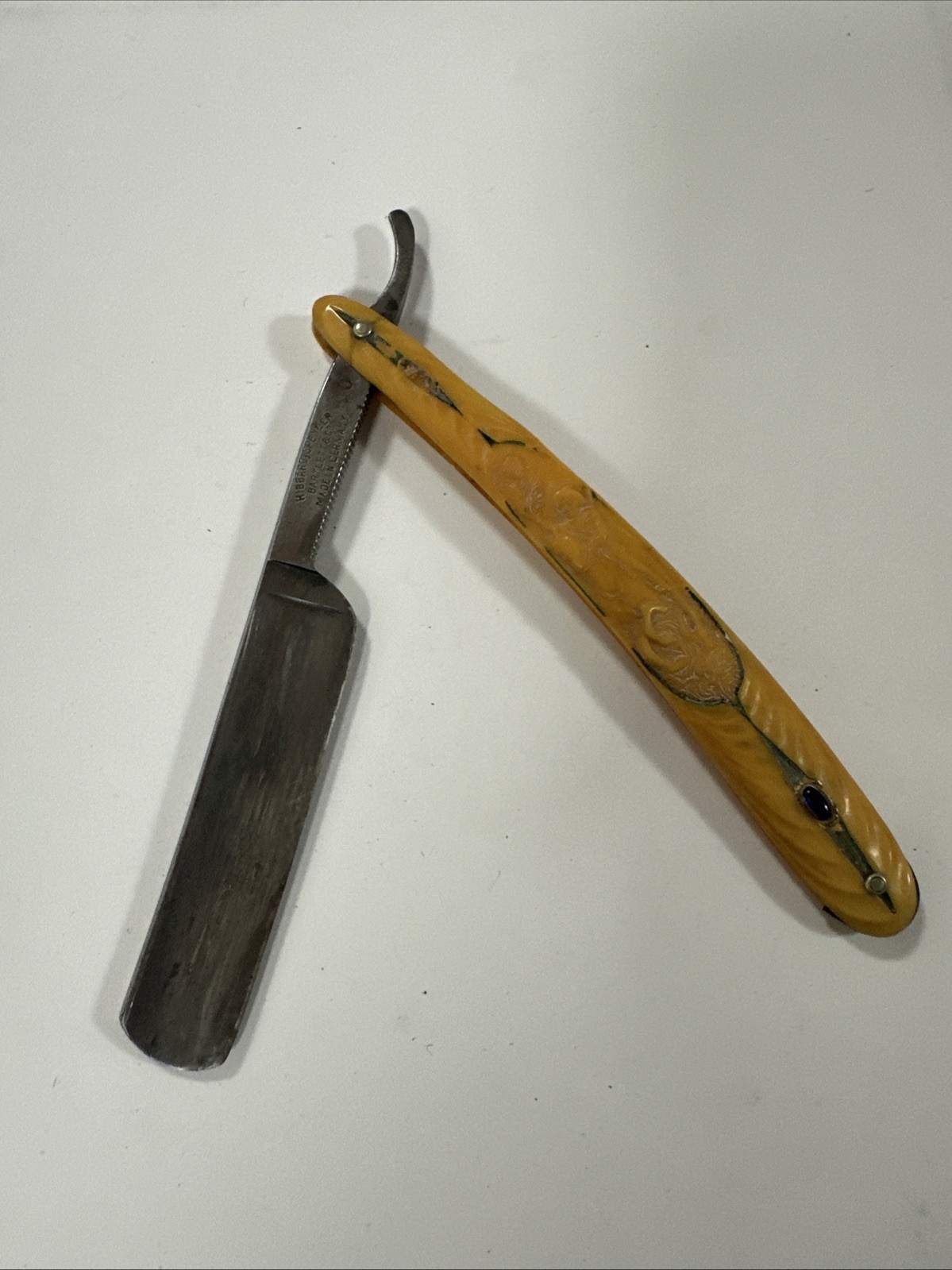 Vintage Street Razor 1925 Hibbard, Spencer Bartlett & Co. Made In Germany. Vintage Street Razor 1925 Hibbard, Spencer Bartlett & Co. Made In Germany.