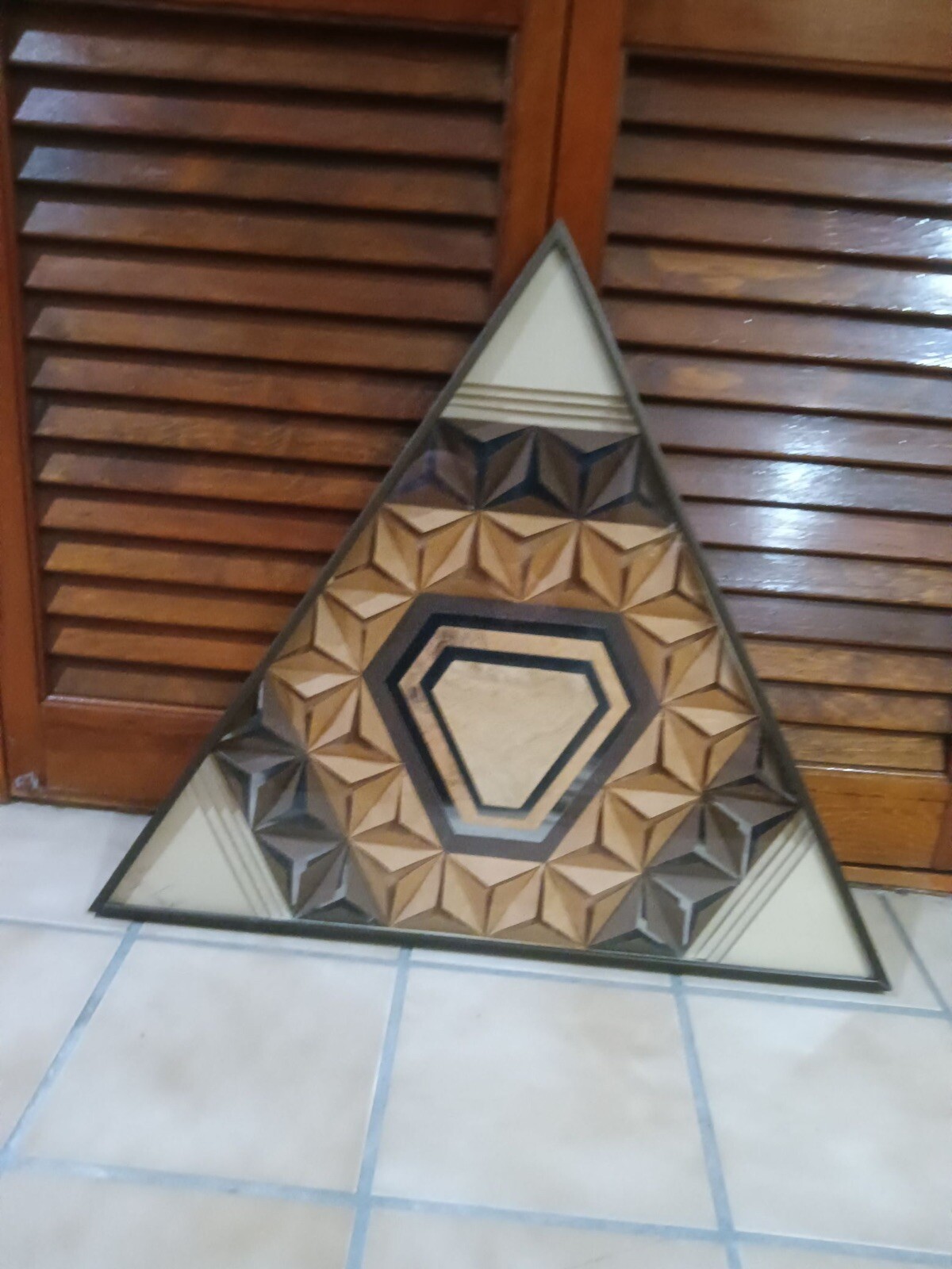 Authentic Vintage MCM Greg Copeland Geometric Three-Dimensional Paper Wall Art Authentic Vintage MCM Greg Copeland Geometric Three-Dimensional Paper Wall Art