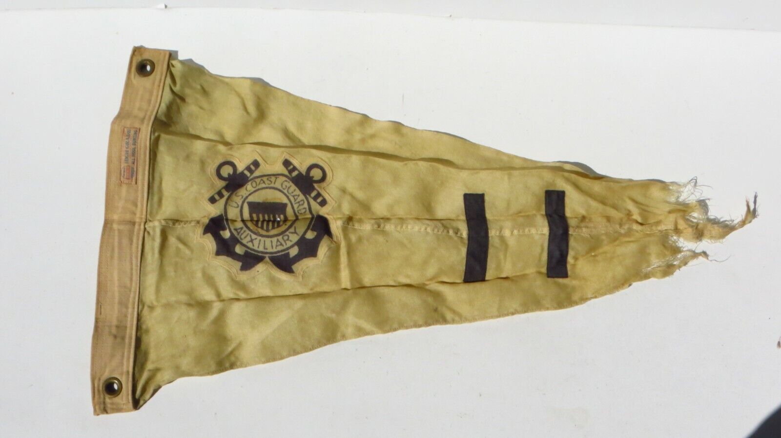 USCG US Coast Guard Auxillary District Commodore Pennant Flag
