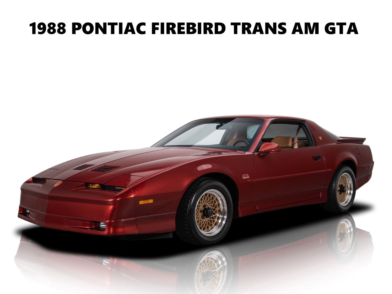 1988 Pontiac Firebird Trans Am GTA Metal Sign: 12 x 16\