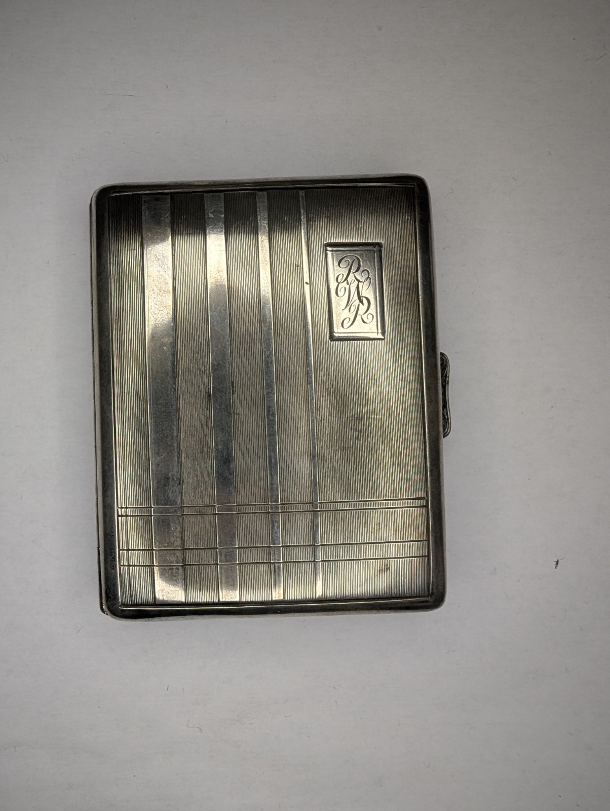 Antique Sterling Silver Art Deco 1920s Hohmann  Katz Cigarette Case RWR  G2U