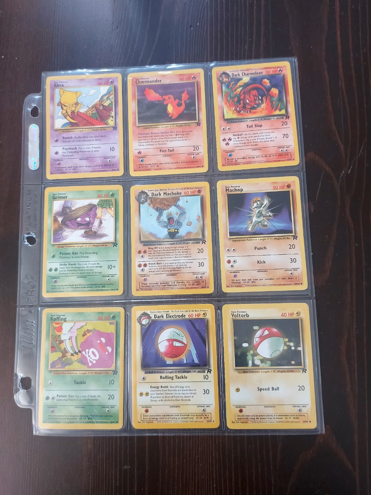 Vintage 2000 Pokemon Cards Lot - Team Rocket Set (WOTC) + Dark Gyarados & Origin