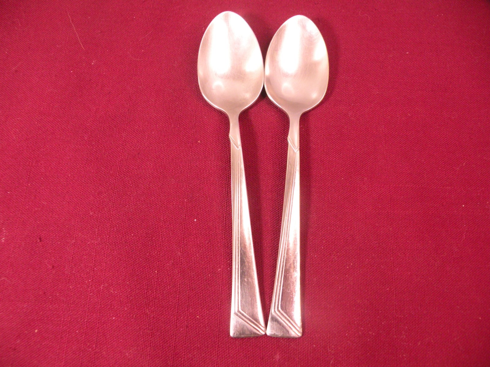 Set Of 2 Teaspoons Oneida Silver Era Stainless Steel Flatware 6\