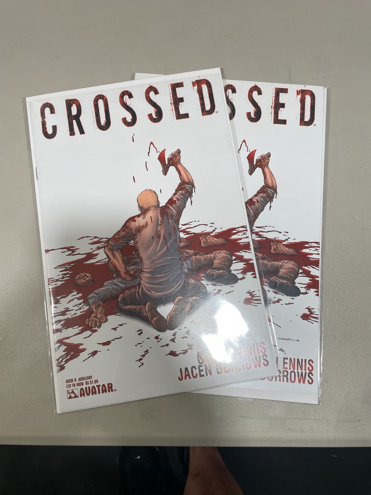 Crossed #0 (Avatar Press July 2008) 1st Print, Aux Cover Ltd to 4000, NM