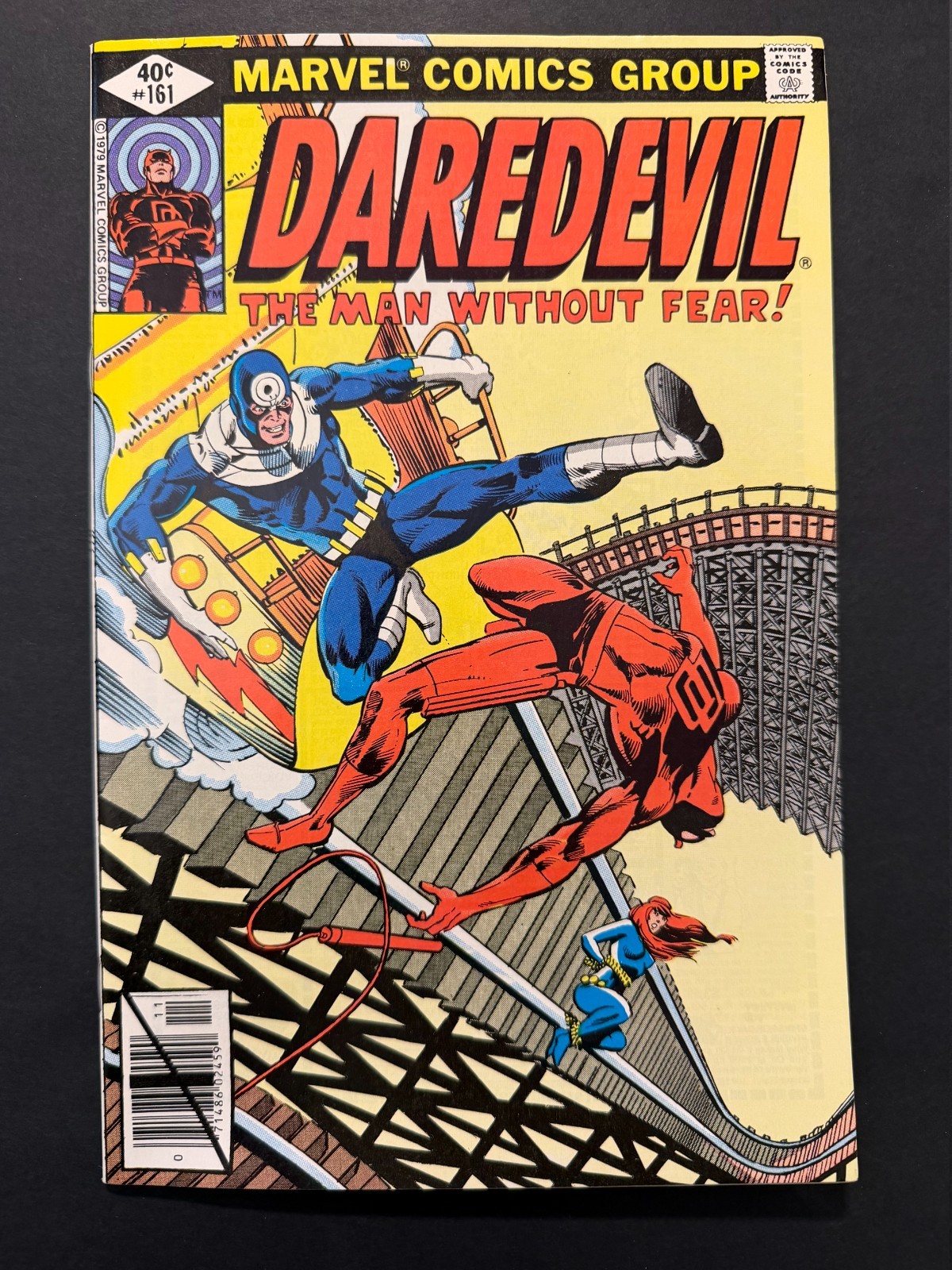 Daredevil #161 1979 Black Widow Ben Urich Frank Miller Art McKenzie VF 8.0