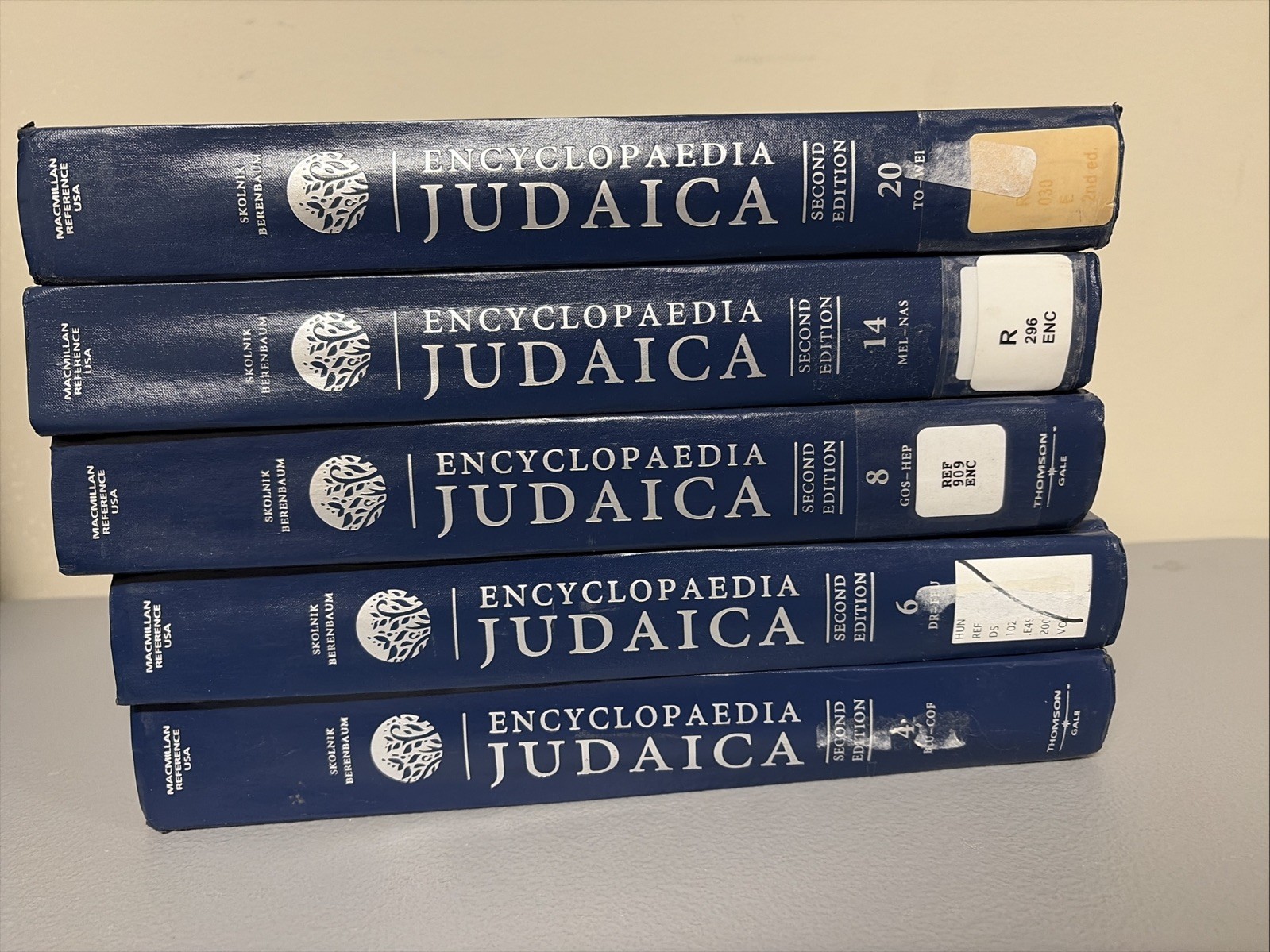 Encyclopedia Judaica 2nd Edition 4,6,8,14,20