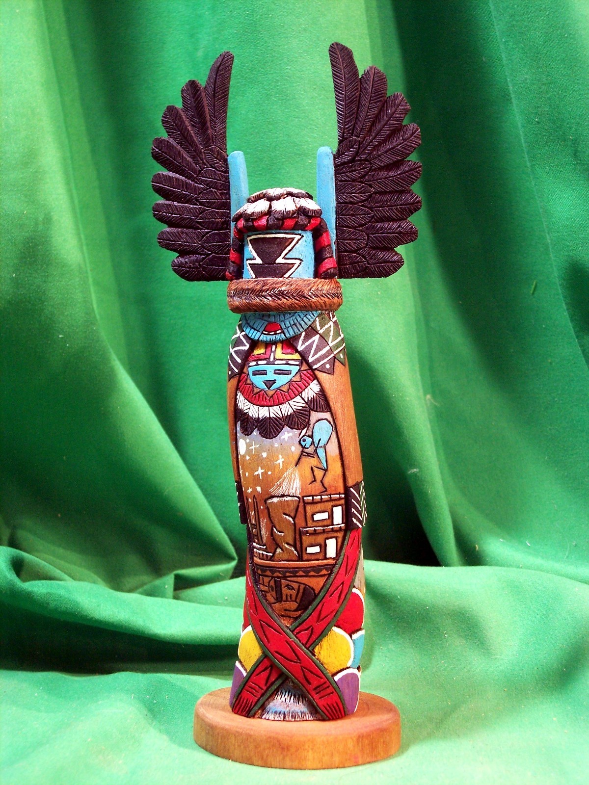 Hopi Kachina Doll - The Crow Motherr by Elwin Namoki - Gorgeous
