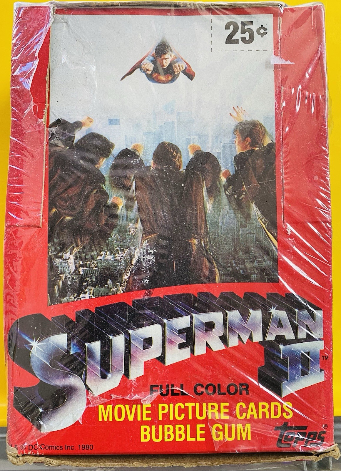 1980 Topps Superman 2 Trading Cards Box Set (36 Ct) New (Sealed) Unopened