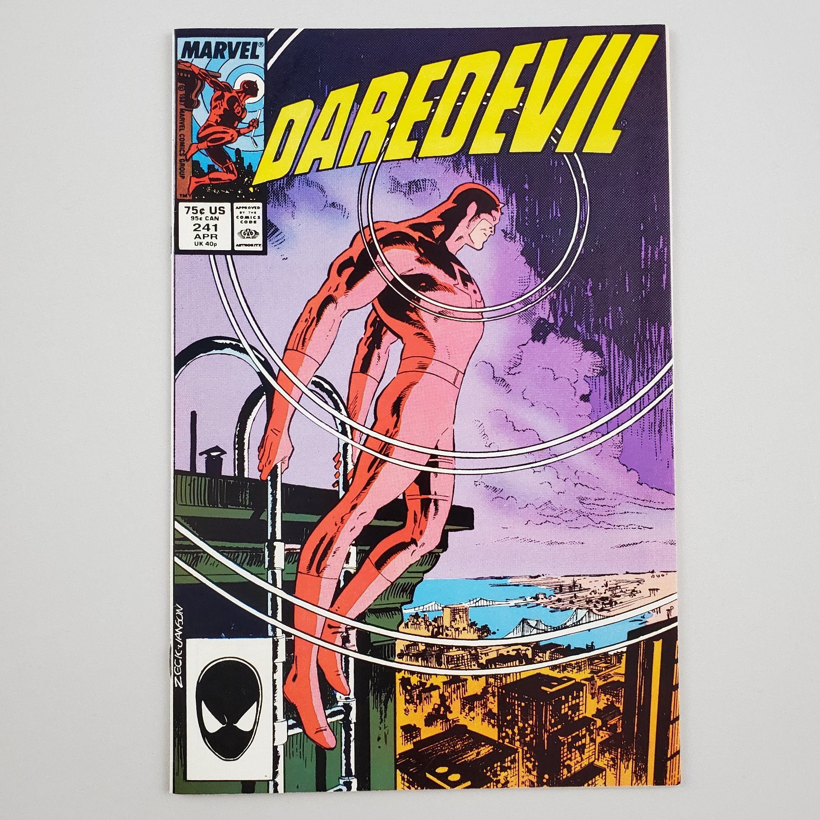 Daredevil #241 Apr 1987 Marvel Comics VF/NM 9.0 Todd McFarlane Nocenti Milgrom