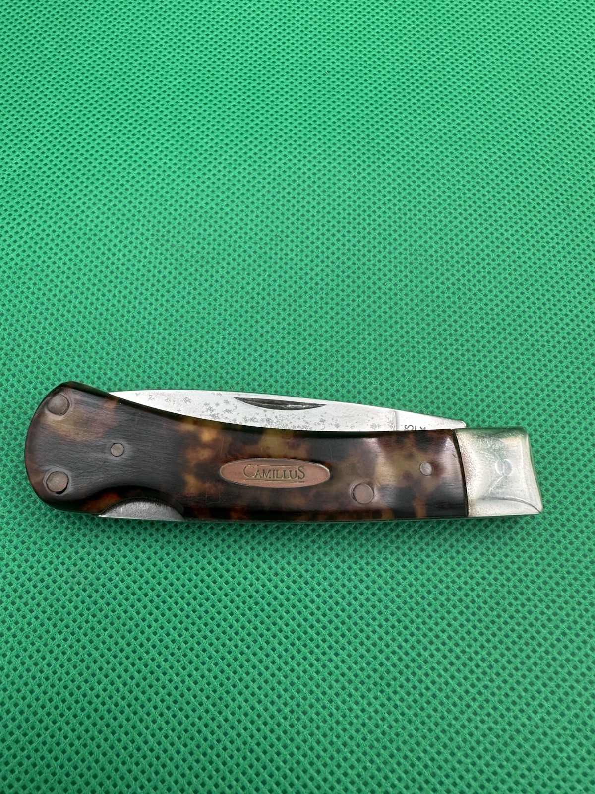 Vintage Camillus New York Folding Pocket Knife Faux Tortoise Shell Handle Rare Vintage Camillus New York Folding Pocket Knife Faux Tortoise Shell Handle Rare