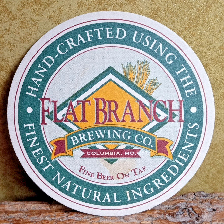 Flat Branch Beer Coaster ... Columbia Mo.