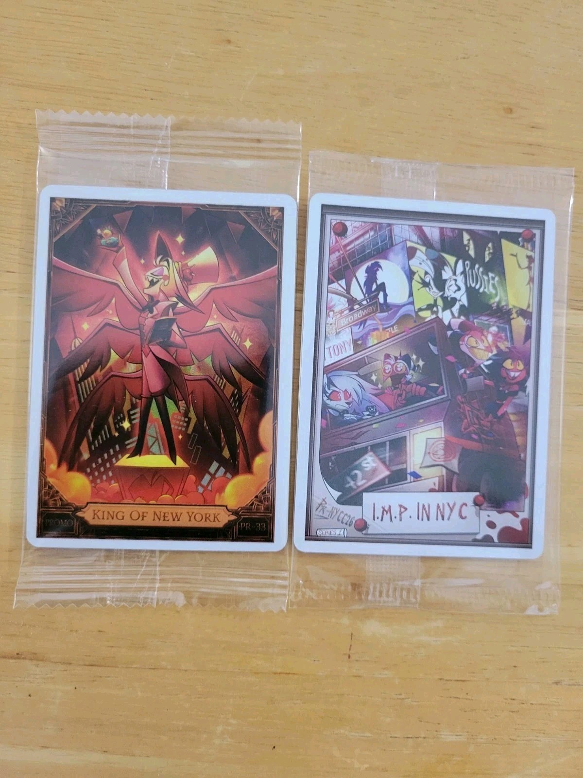 NYCC 2026 Hazbin Hotel & Helluva Boss Promotional Trading Cards PR-33, PR-NYCC26