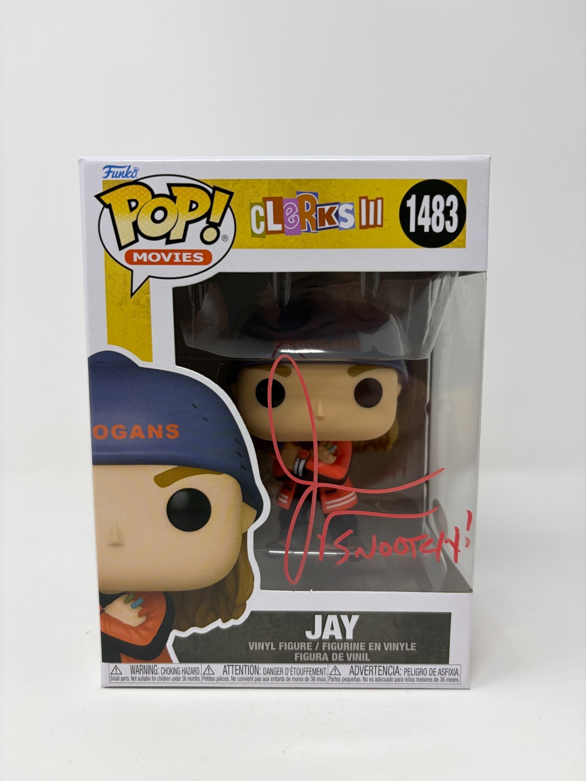 Jason Mewes Clerks III Jay #1483 Signed Funko Pop JSA Certified Autograph