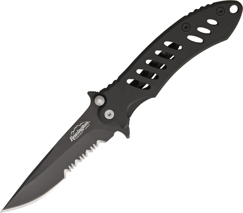 Remington Sportsman Black Large FAST Framelock EDC Folding Blade Pocket Knife Remington Sportsman Black Large FAST Framelock EDC Folding Blade Pocket Knife
