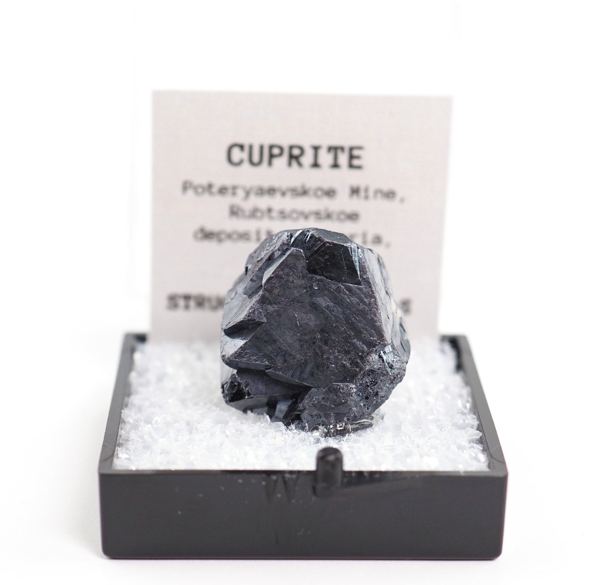 Cuprite Crystal Russia Perky Box Thumbnail Specimen