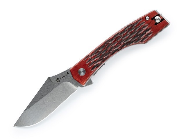 FINCH KNIVES SCOTCH JIGGED BONE MEDIEVAL MADNESS FLIPPER MM310
