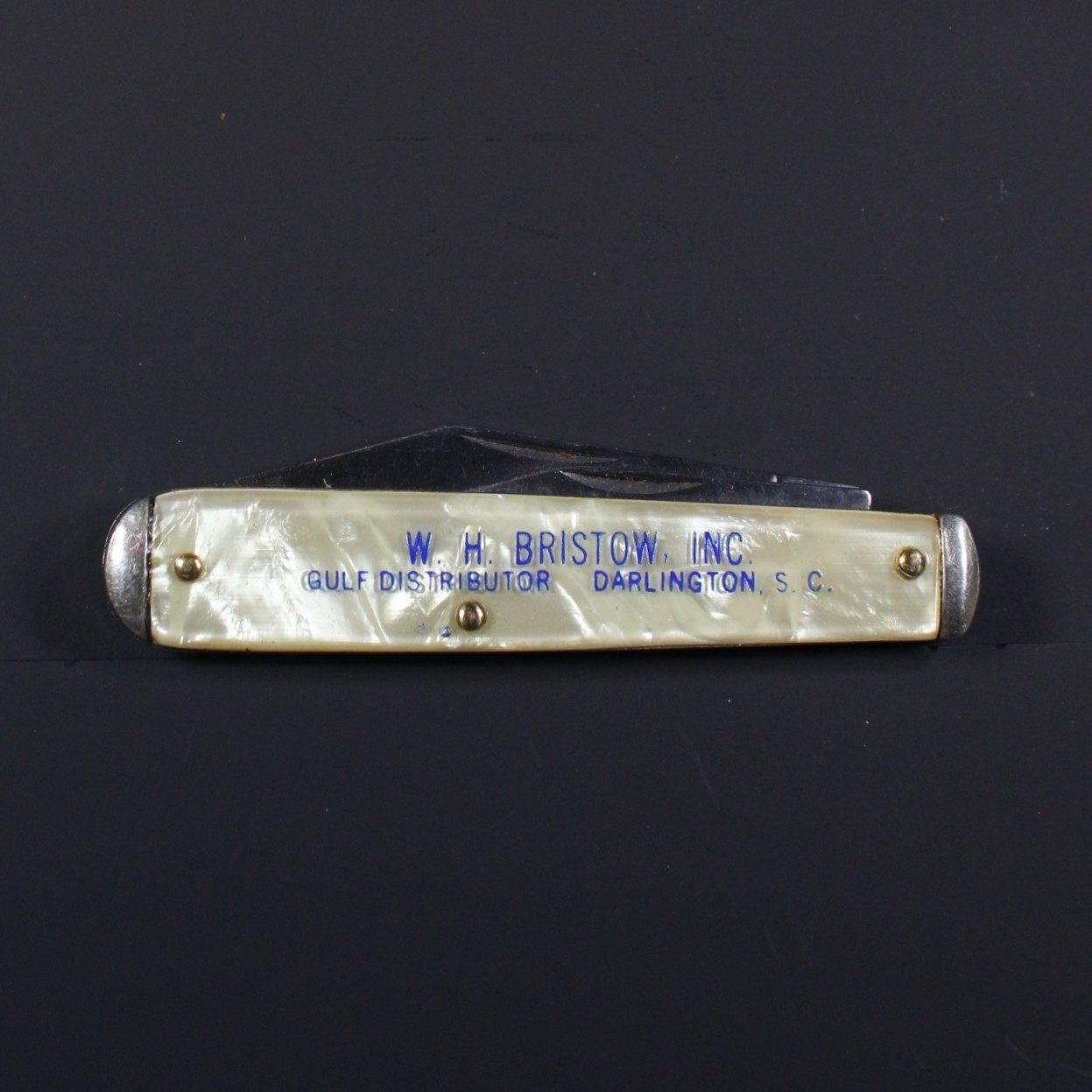 Vintage Camco Pocket Knife W.H. BRISTOW, INC. GULF DISTRIBUTOR DARLINGTON, S.C.