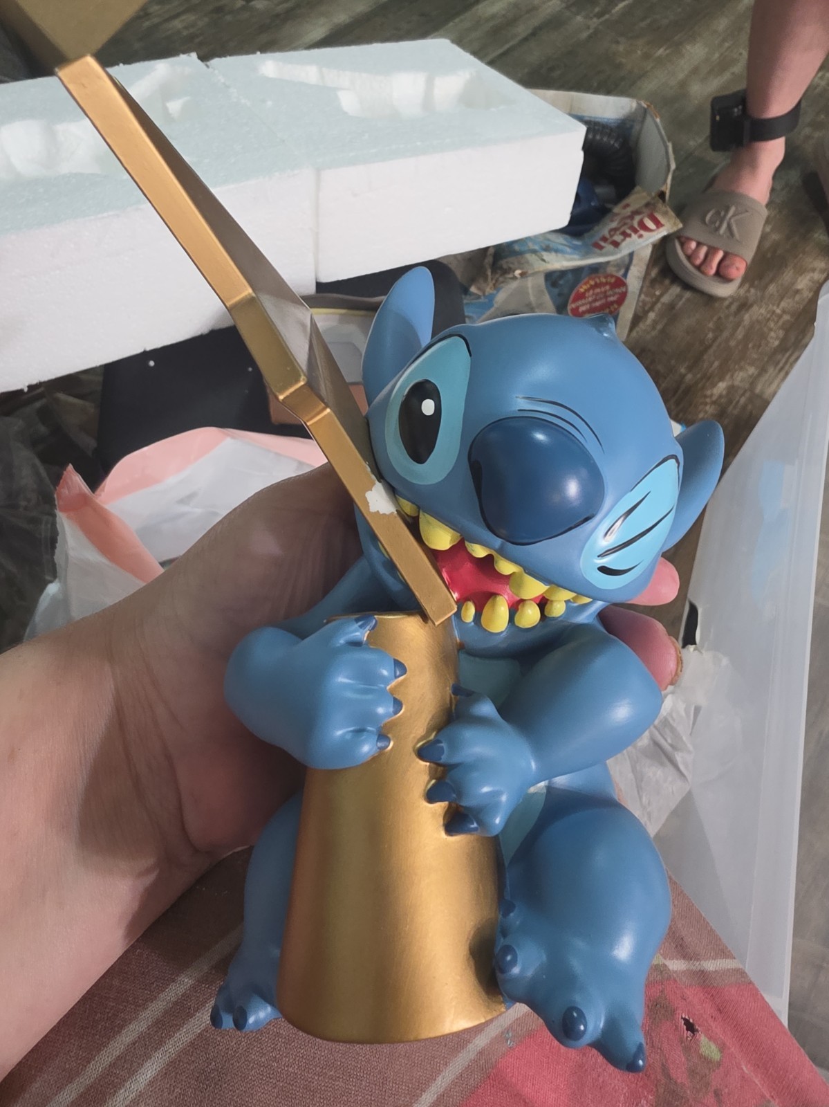 Disney Lilo & Stitch Christmas Tree Topper Bite Eating Star Department 56 Enesco