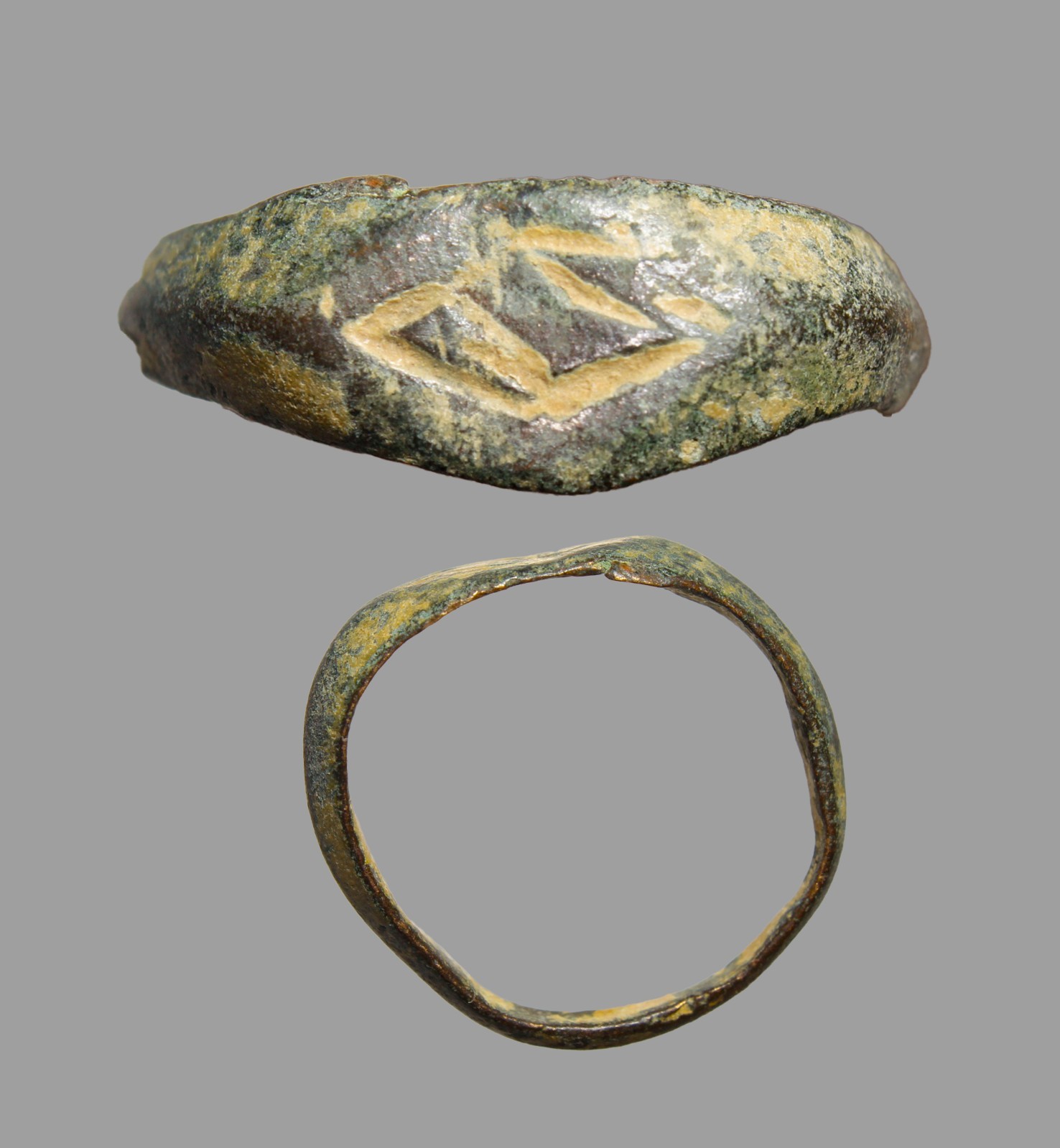 Ancient Jewish Judaea Artifact Antiquity Ring Hebrew Inscribed Certified